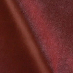 Rich Burgundy velvet upholstery fabric