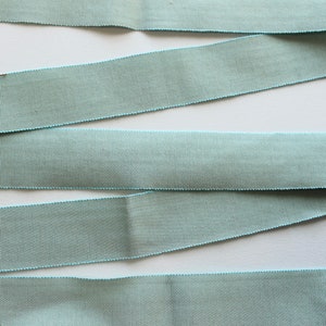 Light blue-green 1.5” banding for curtains