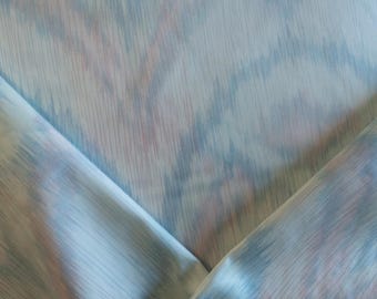 Designer vintage cotton ikat pastel print fabric by the yard