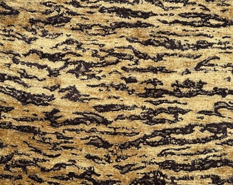 Designer Schumacher Serengeti Tigre upholstery  chenille fabric by the yard