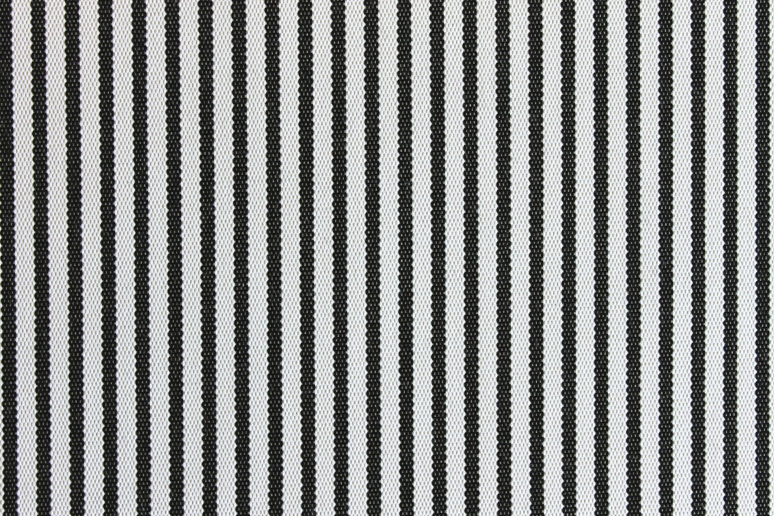 Perennials UV Black and White Stripe Upholstery Fabric by the Yard