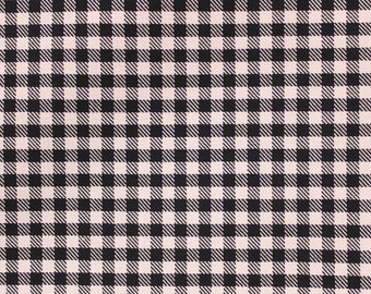 Black and cream checker pattern upholstery fabric by the yard, pillow covers, custom pillow covers, custom bench cushion cover