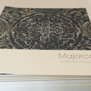 Seabrook Mallorca-monsterboek voor gestructureerd behang is niet meer verkrijgbaar, perfect voor knutselen, collages, scrapbooking en meer. Meer dan 50 pagina's