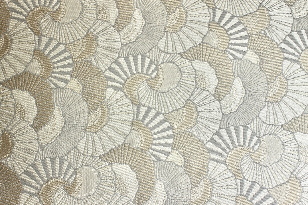 Beige - Prewashed Cotton Jacquard Fabric 34
