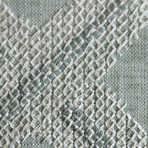 Unique Fine Fabrics Fontana in color Aura, embroidered fabric by the yard image 4
