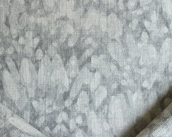 Kravet Merida Spritz by Barbara Barry, gray and white multipurpose linen blend fabric by the yard