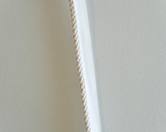 Designer fabric Samuel and Sons Sophie Cord w/Tape in cream sold by the yard