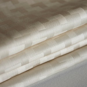 Ivory colored abstract patterned fabric by the yard, pillow covers, custom pillow covers, custom bench cushion cover