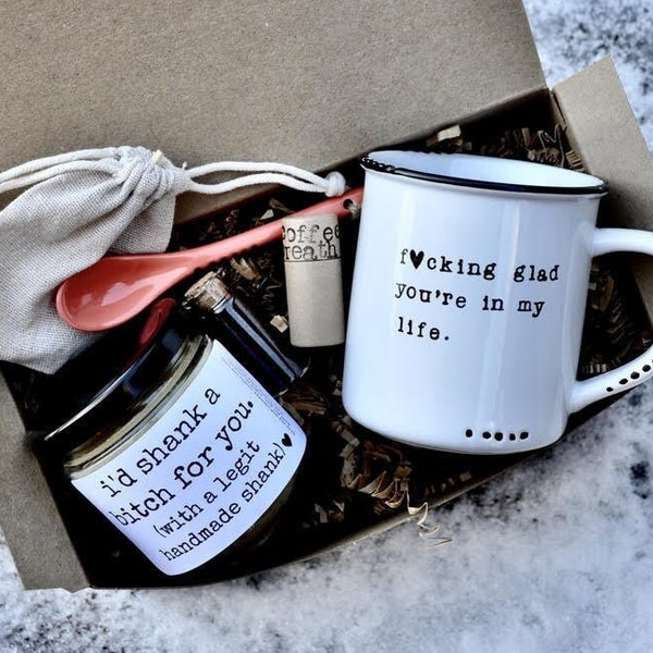 Gifts for best friend female, mug and candle gift box for her, birthday day gift, personalized gifts for best friend birthday, friendship