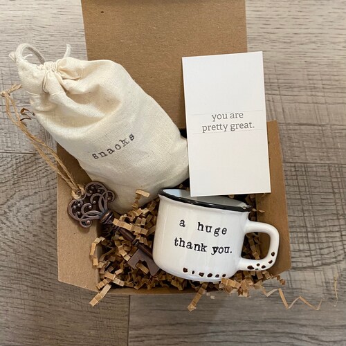 Thank You Gift Box Big Thank You Appreciation Gift Thank Etsy