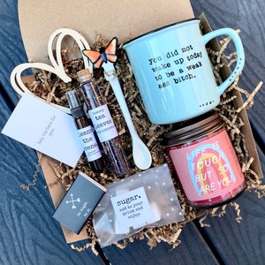 Get well care package, get well soon gift, get well gift, thinking of you care package, feel better gift, get well gift basket