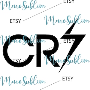 CR7 cristiano ronaldo futbol soccer sticker decal vynil illustrator png svg pdf ai