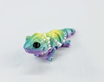 Colorful mini bearded dragon