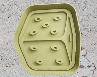 Cube cookie cutter cutter dough polymer clay