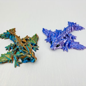 Kristall Wyvern Mini Drachen Wyvern articulated Tiny Crystal Wyvern Bild 1