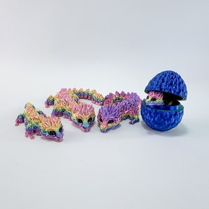 Wapu Dragon Family Set Exclusive Wapu Dragon Movable Jointed Dragon - Desk Toy - Fidget Stress Ball Gift