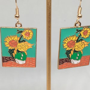Van Gogh Sunflowers Earrings