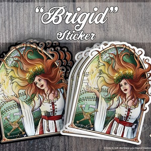 Brigid, Goddess Series - Sticker