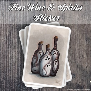 Fine Wine & Spirits Sticker