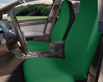 Green Evergreen Car Seat Covers for Vehicles, for auto, for women Set of 2