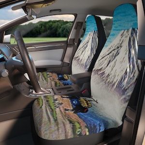 Mountain Snow Car Seat Covers