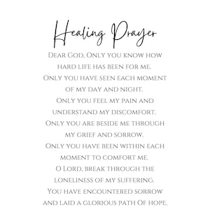 Prayer for Illness Sickness | Prayer for Difficult Times| Healing Prayer | Prayer for Anxiety, Fear, Depression| Cancer Prayer|