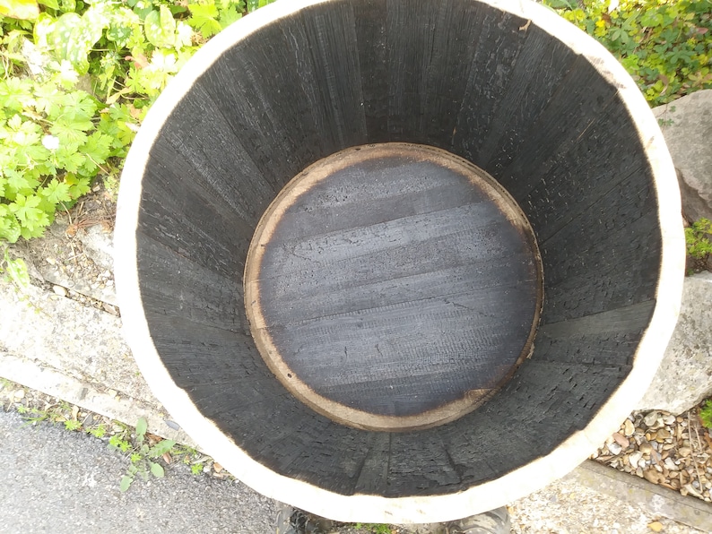 Oak Whiskey Barrel Water Tight Pond Water Feature - Etsy