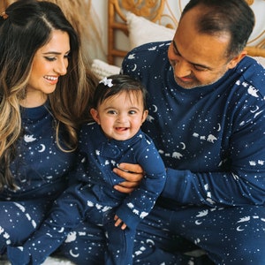 Matching Family Pajamas | Family Jammies | Navy Bear