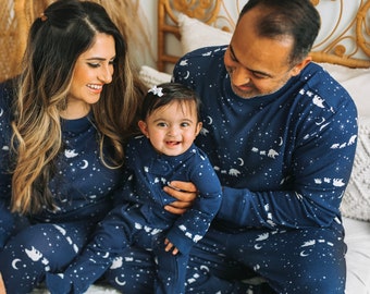 Matching Family Pajamas | Family Jammies | Navy Bear