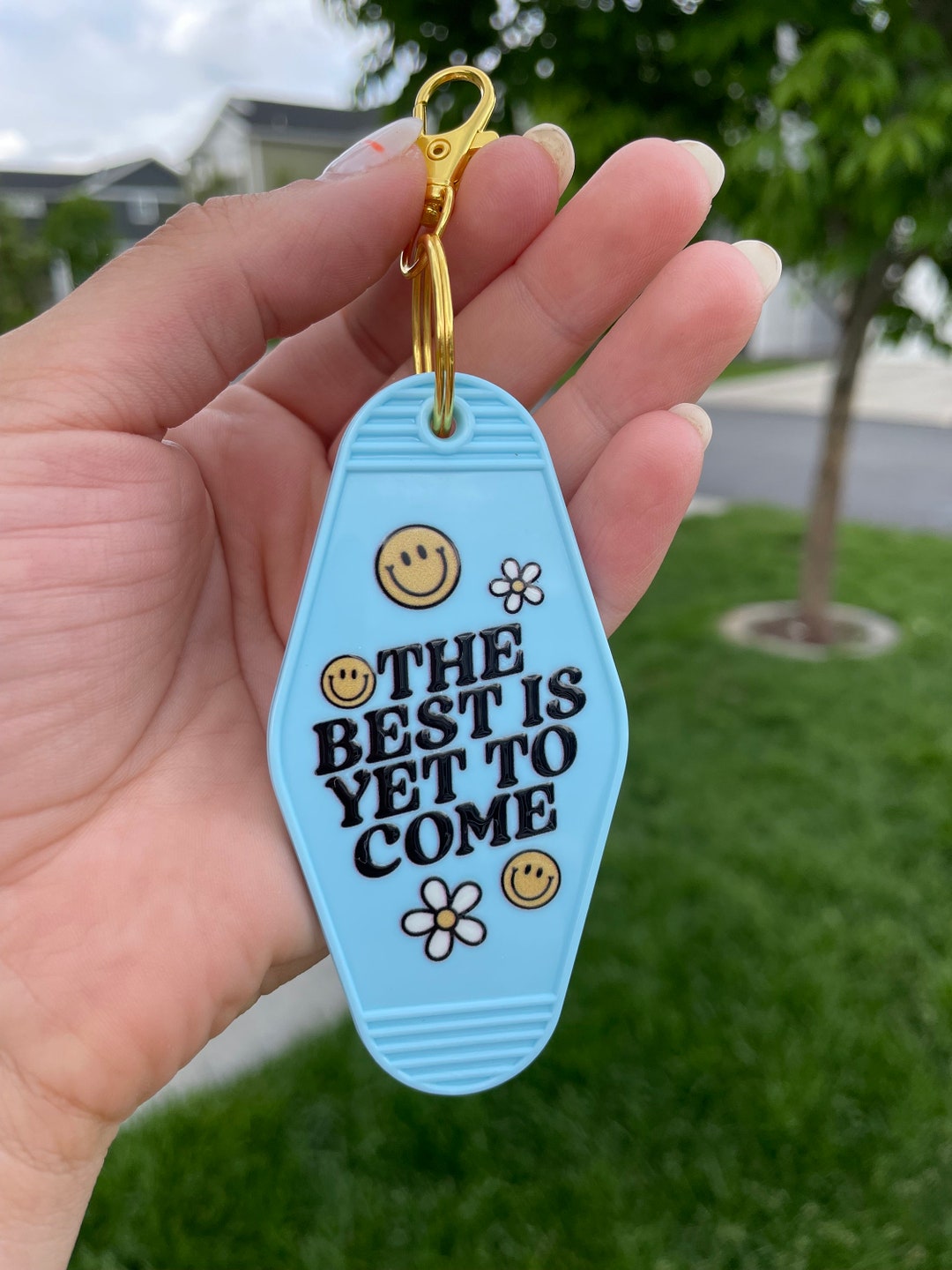 Vintage Motel Keychain Funny Cute Retro Keychain Etsy