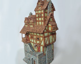 Medieval Fantasy House Sculpture