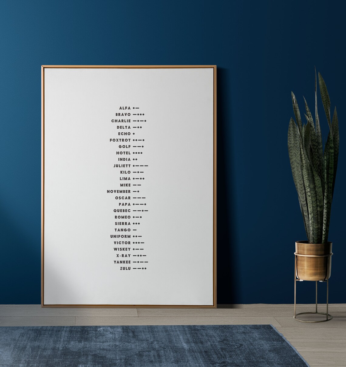 Military Phonetic Alphabet and Morse Code Printable Poster - Etsy