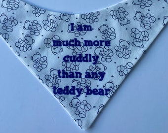 Teddy bear bandana | dog bandana | dog accessories | pet bandana | neckwear