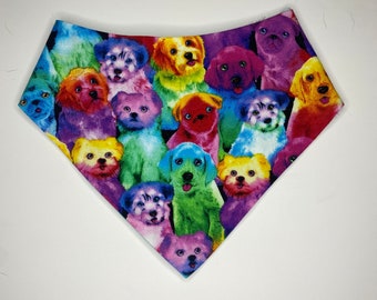 Rainbow pets dog bandana | rainbow bandana | pride | dog | accessories |