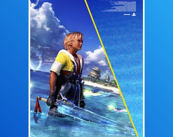 PÓSTER DE FINAL FANTASY X - Impresión digital