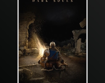 Póster de Dark Souls - Impresión digital