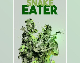 ビッグボス サルート MGS スネークイーター プレミアムポスター