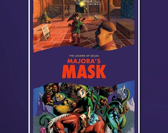 Póster de Majora's Mask - Impresión digital (La leyenda de Zelda)