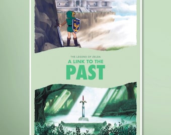 Póster de Un vínculo con el pasado - Impresión digital (La leyenda de Zelda)