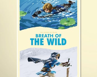 Póster de Breath of the Wild - Impresión digital (La leyenda de Zelda)