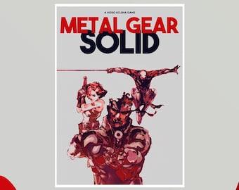 METAL GEAR SOLID Poster - Digital Print