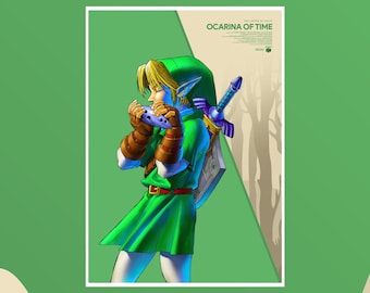 【非売品】 ゼルダの伝説 時のオカリナ 3DS B2 サイズ ポスター ① 3枚セット ゼルダの伝説時のオカリナ他非売品ポスター クラブ
