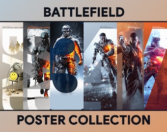 Colección de carteles de BATTLEFIELD: impresión digital