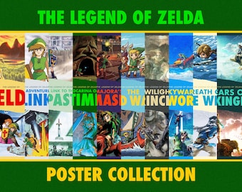 Colección de pósteres de The Legend of Zelda - Impresión digital