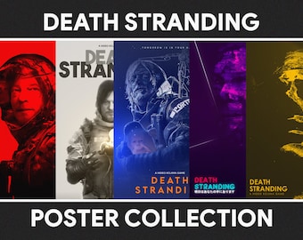 Colección de pósteres de DEATH STRANDING - Impresión digital