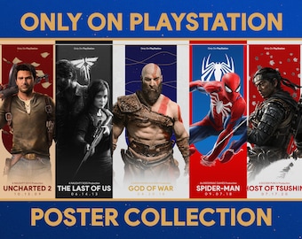 Colección de pósteres SOLO EN PLAYSTATION - Impresión digital