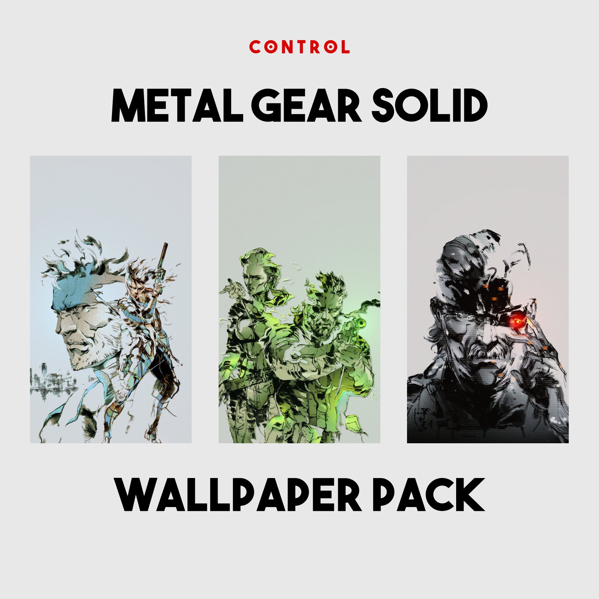 Metal Gear Solid Wallpaper Pack For Android Iphone Etsy