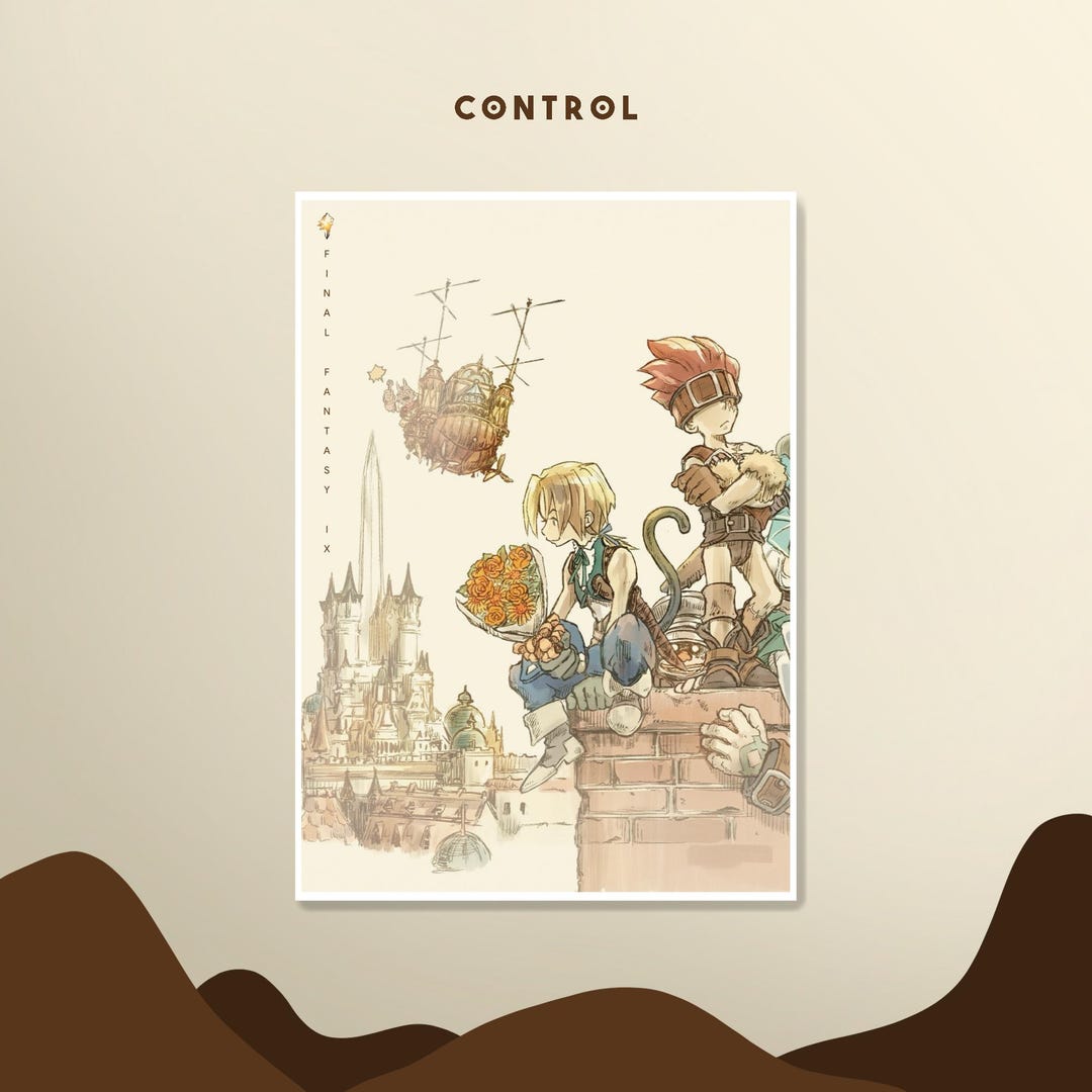 FINAL FANTASY IX Poster - Digital Print - Etsy