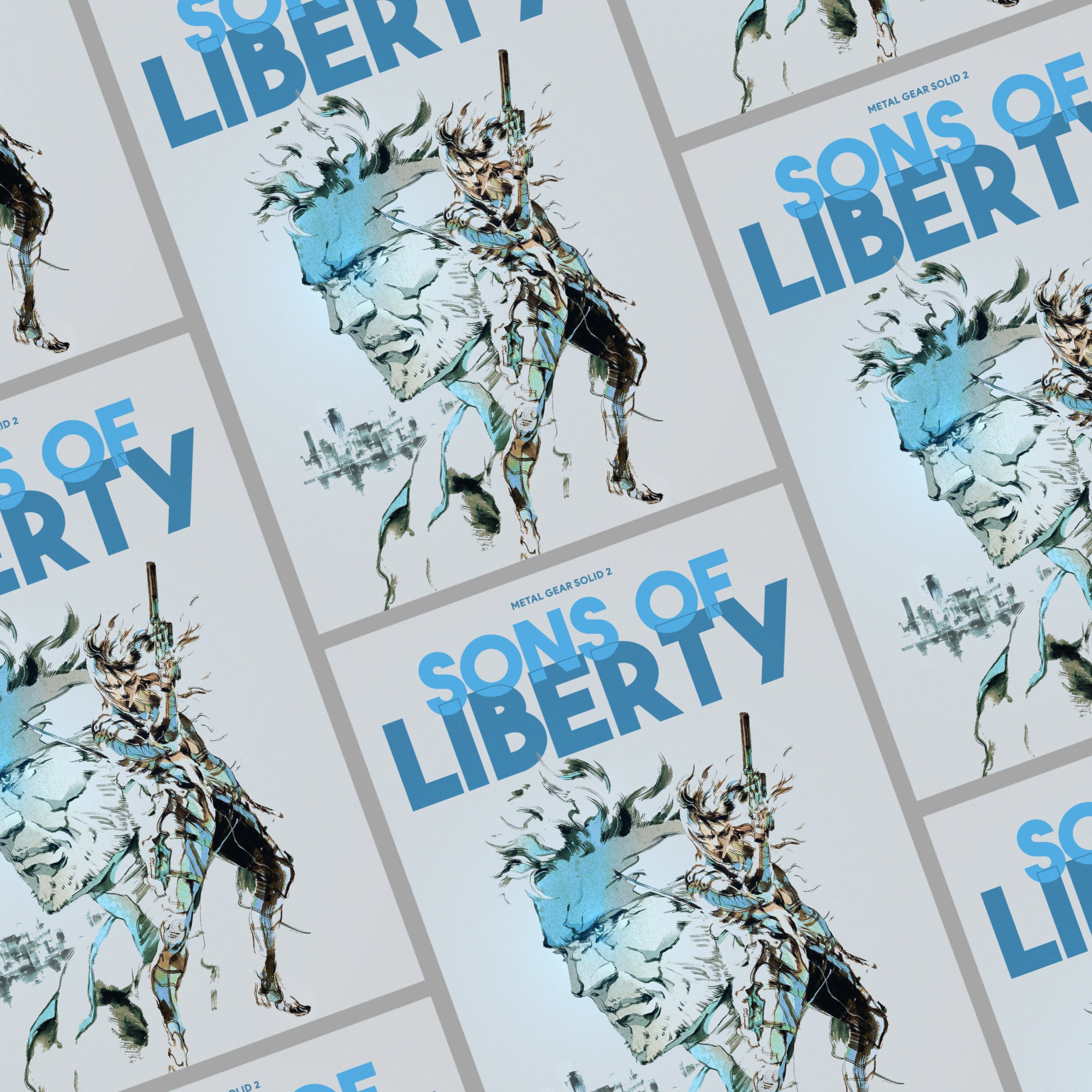 12/23まで非売品 MGS2 SONS OF LIBERTY　ポスター　限定品 12/23まで非売品 MGS2 SONS OF LIBERTY ポスター 限定品