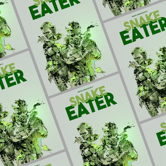 METAL GEAR SOLID 3: Snake Eater Poster - Digital Print - Etsy UK